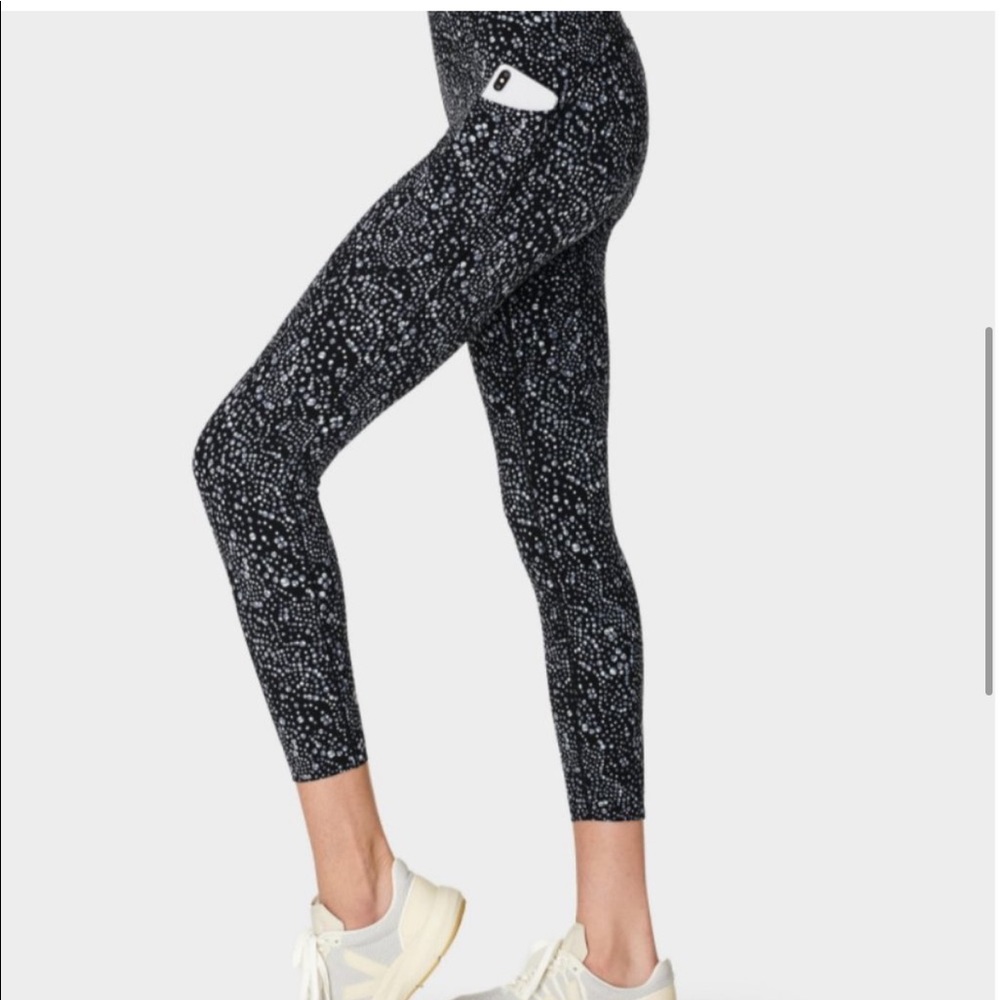 Sweaty Betty 2-pc Set Power Super High Rise 7/8 Pocket Leggings Crop Top… - Picture 5 of 15